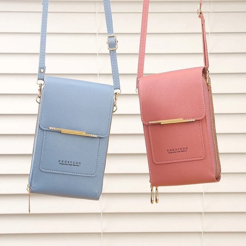 Bolsa Feminina MiniLuxe | Sofisticação inteligente com RFID Anti-Furto