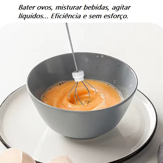 Batedor Misturador TurboMix | Suas bebidas mais saborosas!