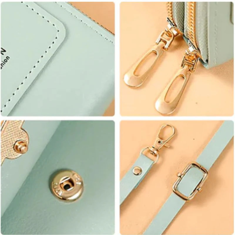 Bolsa Feminina MiniLuxe | Sofisticação inteligente com RFID Anti-Furto