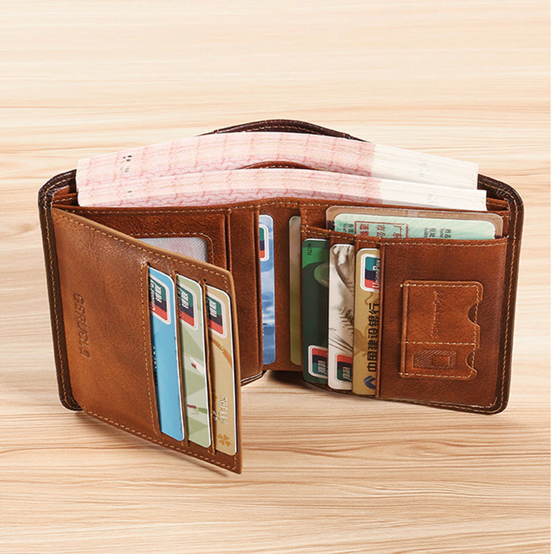 Carteira Masculina de Couro | Elegância e Proteção